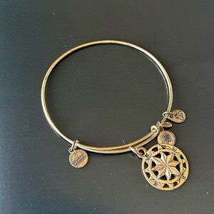 Alex and Ani Gold Compass Bracelet